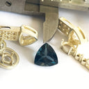 Topaz - London Blue Trilliant Cut - 2.13ct