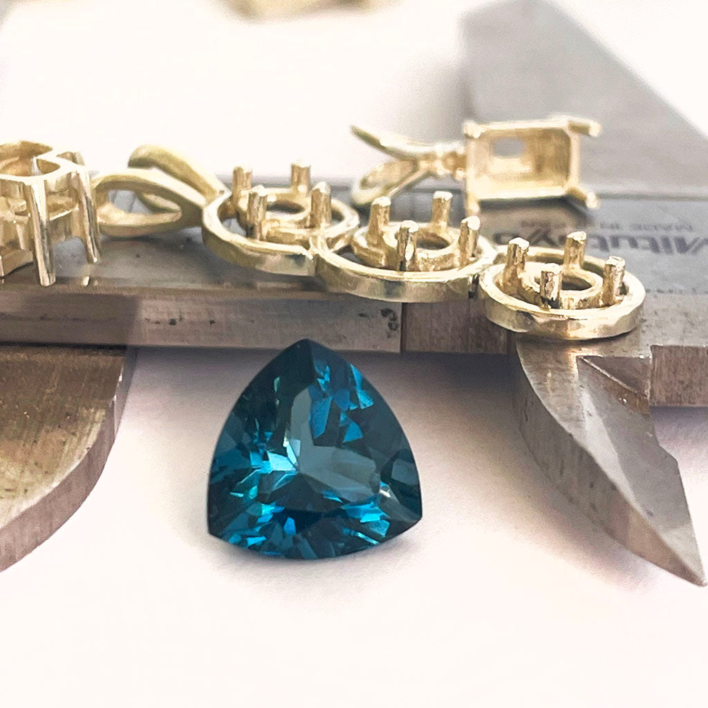 Loose London Blue Topaz Gemstone
