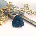 Loose London Blue Topaz gemstone