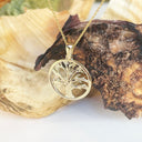 Tree Of Life Diamond and Yellow Gold Pendant