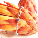 Tanzanite Gold Bracelet