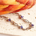 Tanzanite Gold Bracelet