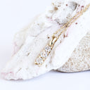 White Diamond yellow gold pendant