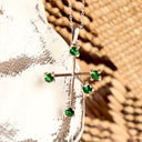 Tsavorite White Gold Southern Cross Pendant