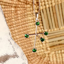 Tsavorite White Gold Southern Cross Pendant