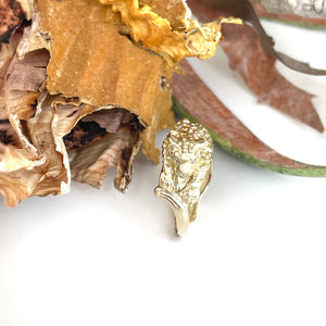 Lounging Tree Leopard Yellow Gold Ring