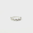 Playful Paw Print with Diamond Accent White Gold Ring