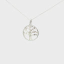 Tree Of Life Diamond and White Gold Pendant