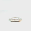 Hidden Summit Table Mountain Stacking Ring in White Gold