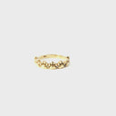 Playful Paw Print with Diamond Accent Yellow Gold Ring
