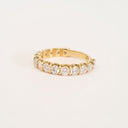 Yellow Gold 15 Diamond 3/4 Eternity Ring