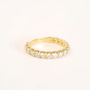 Yellow Gold 17 Diamond 3/4 Eternity Ring
