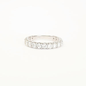 White Gold 17 Diamond 3/4 Eternity Ring