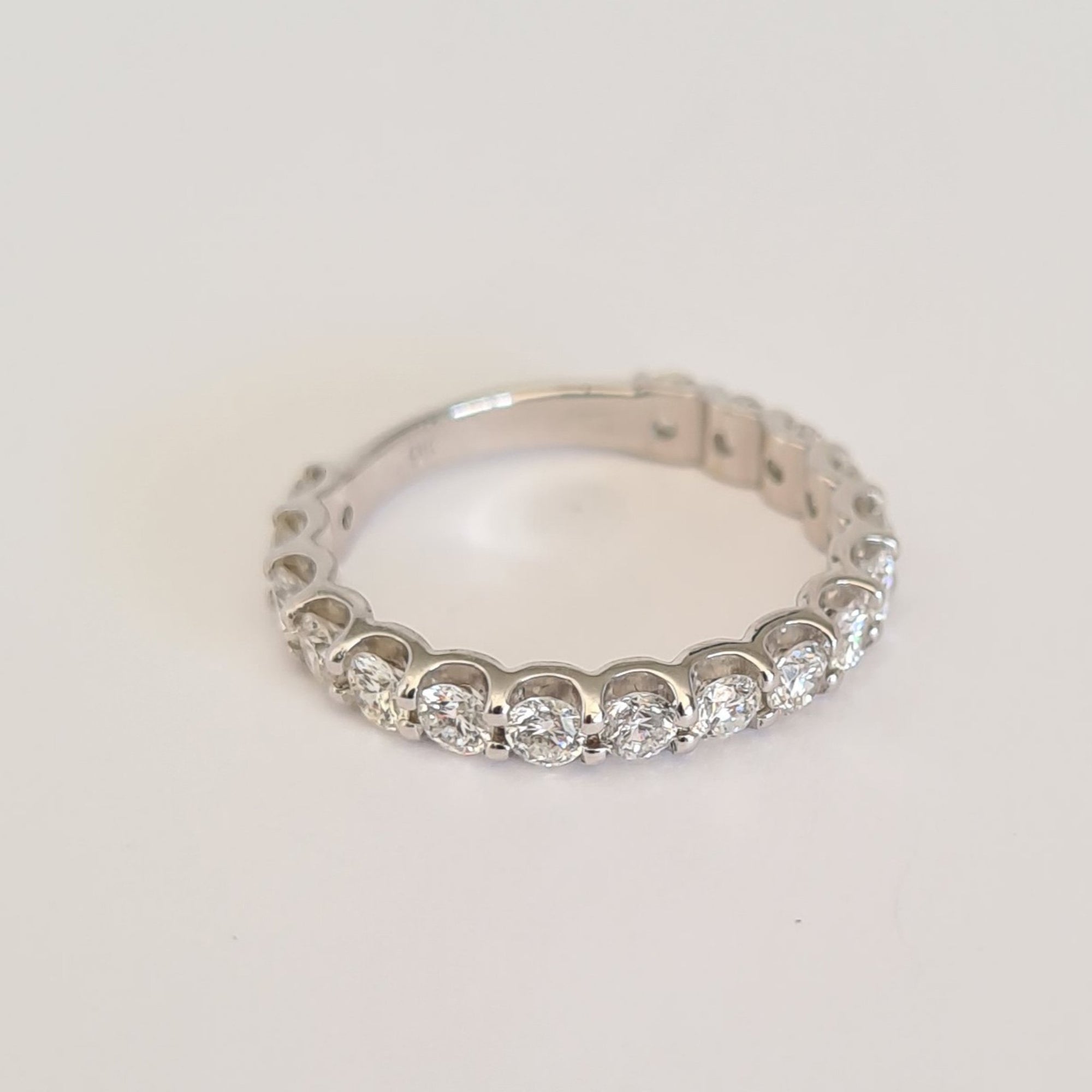 White Gold 17 Diamond 3/4 Eternity Ring