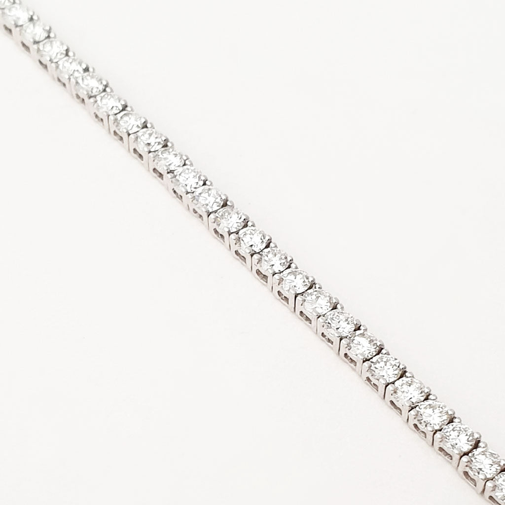 4ct White Diamond tennis Bracelet