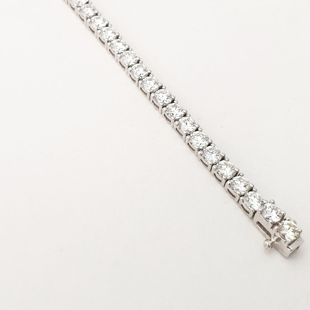 5ct White Diamond Tennis Bracelet