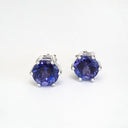 6 Claw Tanzanite Studs