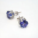 6 Claw Tanzanite Studs