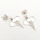 Abstract Elephant Diamond Earrings