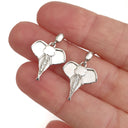 Abstract Elephant Diamond Earrings