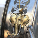 African Elephant Yellow Gold Pendant