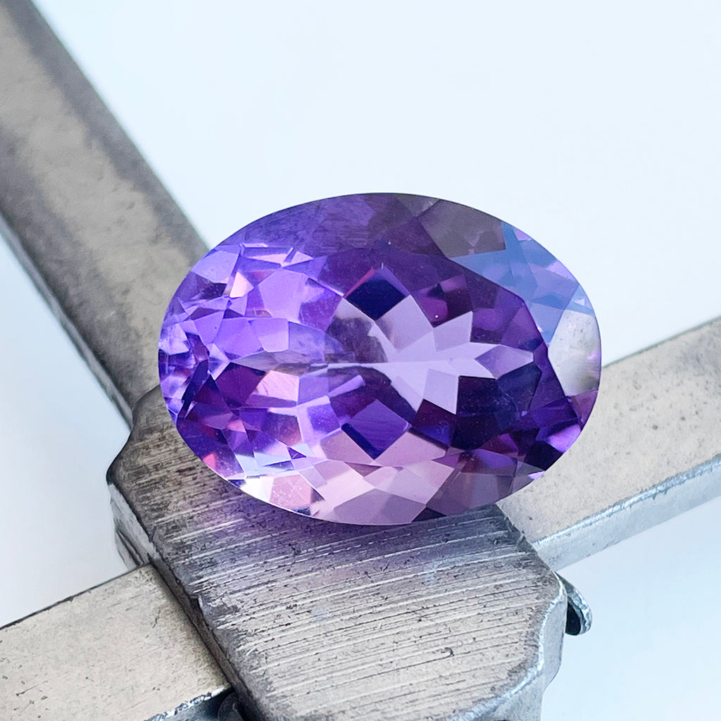 Amethyst - Purple Oval Cut - 18.25ct