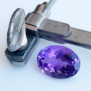 Amethyst - Purple Oval Cut - 18.25ct