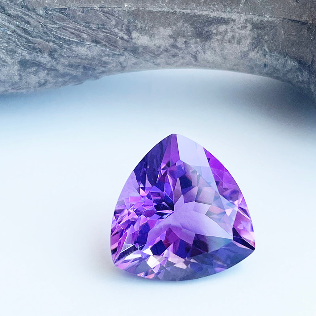 Amethyst - Purple Trilliant Cut - 7.85ct