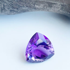 Amethyst - Purple Trilliant Cut - 7.85ct