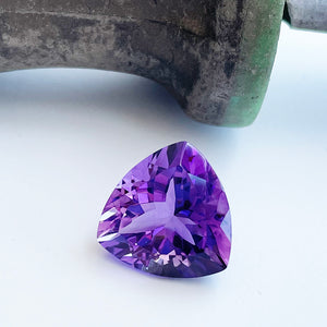 Amethyst - Purple Trilliant Cut - 7.85ct