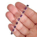 Amethyst White Gold Tennis Bracelet