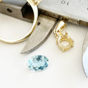 Aquamarine - Oval Cut - 1.08ct