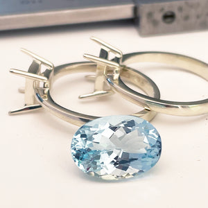 Aquamarine - Oval Cut - 4.22ct