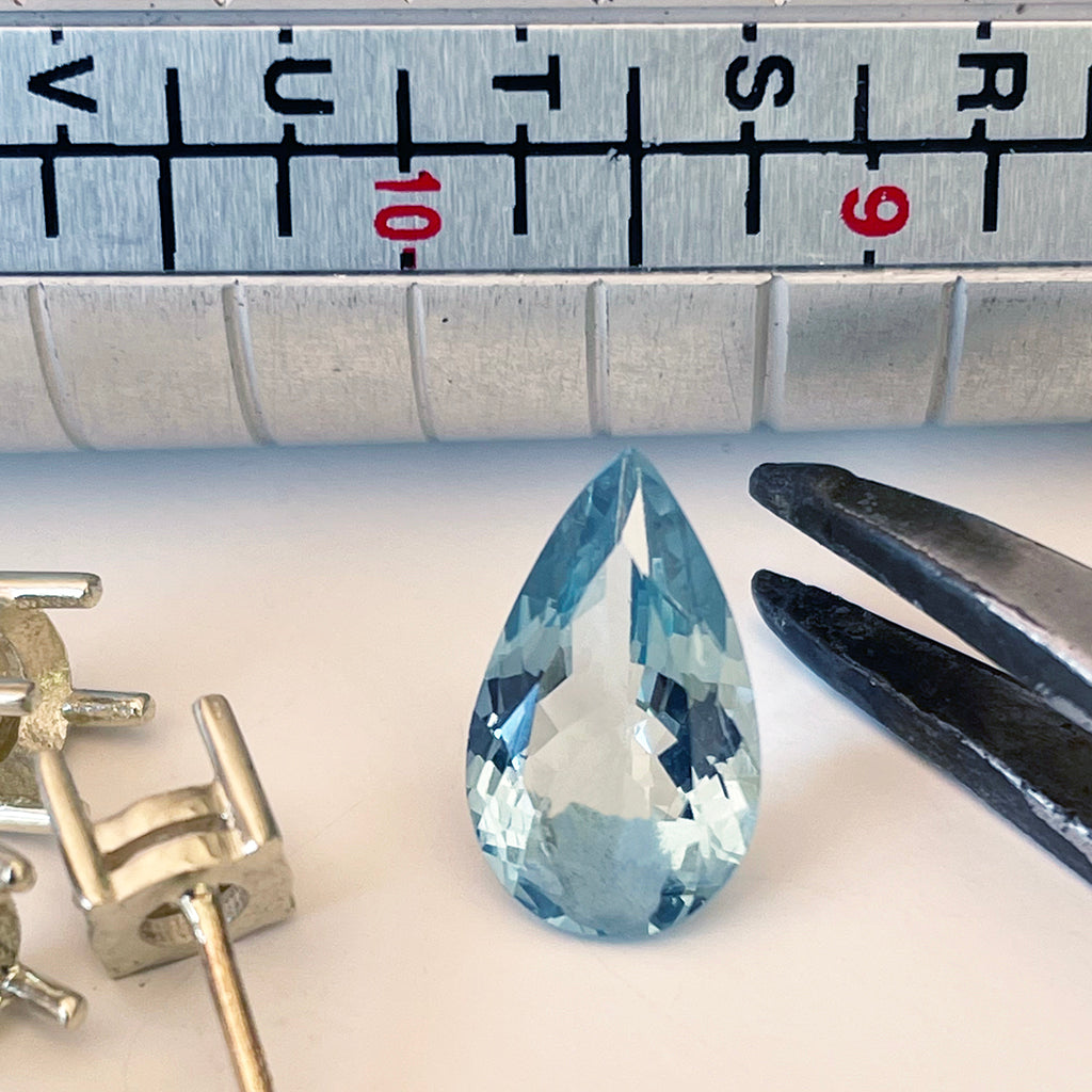 Aquamarine - Pear Cut - 2.43ct