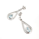  Aquamarine Drop Earrings