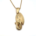 Artdeco Inspired Elephant Pendant