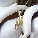Artdeco Inspired Elephant Pendant