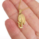 Artdeco Inspired Elephant Pendant