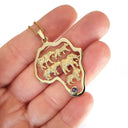 Big 5 and Tanzanite Africa Pendant