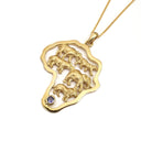 Big 5 and Tanzanite Africa Pendant