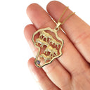 Big 5 and Tanzanite Africa Pendant