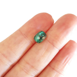 Blue Green Tourmaline - Cushion Cut - 1.65ct