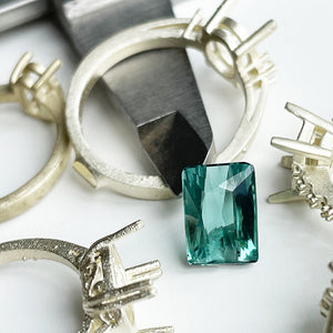 Blue Green Tourmaline- Octagonal Cut - 2.06ct