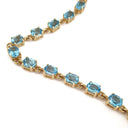 Blue Topaz Tennis Bracelet