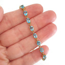 Blue Topaz Tennis Bracelet
