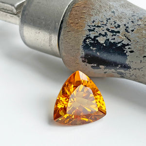 Citrine - Orange Trilliant Cut - 5.65ct