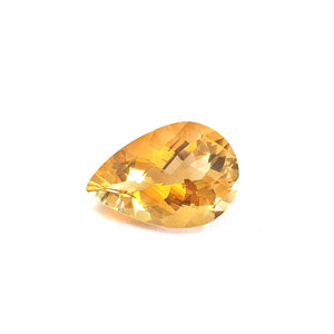 Citrine - Yellow Pear Cut - 19.03ct