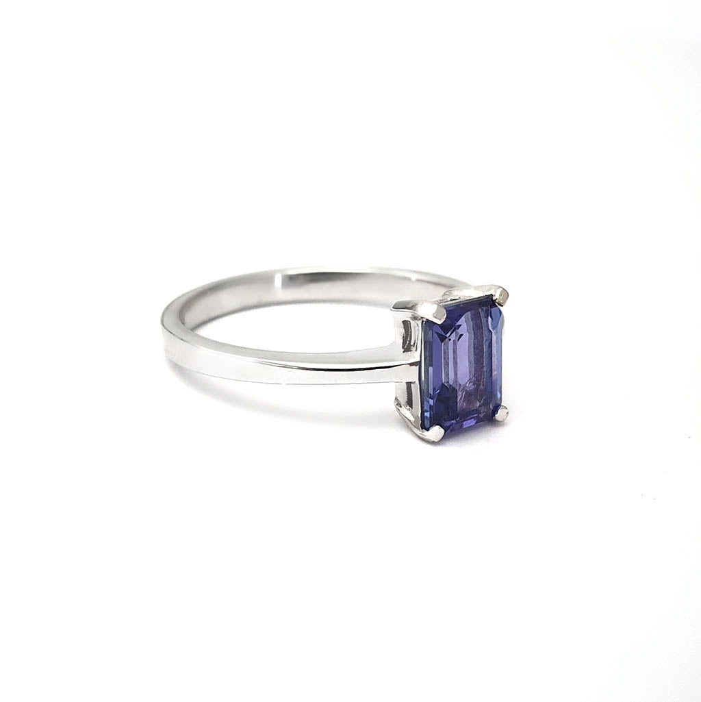 Classic Emerald Cut Solitaire Ring