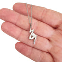 Twelve Diamond Cluster Pendant