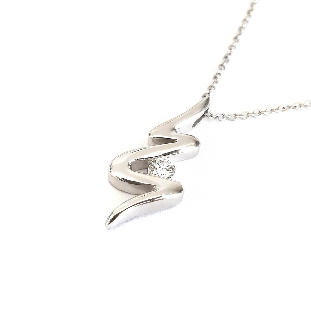 Twelve Diamond Cluster Pendant